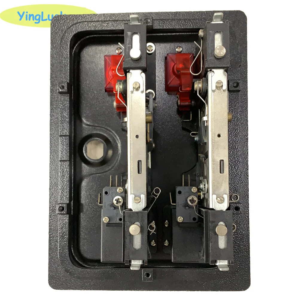 Arcade Double Coin Door With Quarter Acceptor For MAME or Arcade Replacement Iron Door Construction