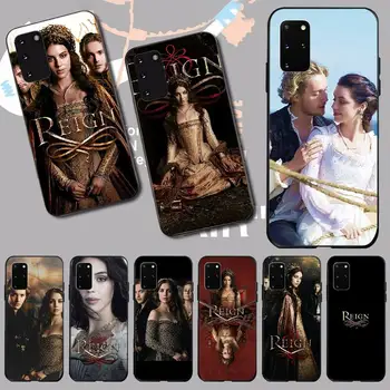

NBDRUICAI TV series Reign Soft Silicone Black Phone Case for Samsung S20 plus Ultra S6 S7 edge S8 S9 plus S10 5G