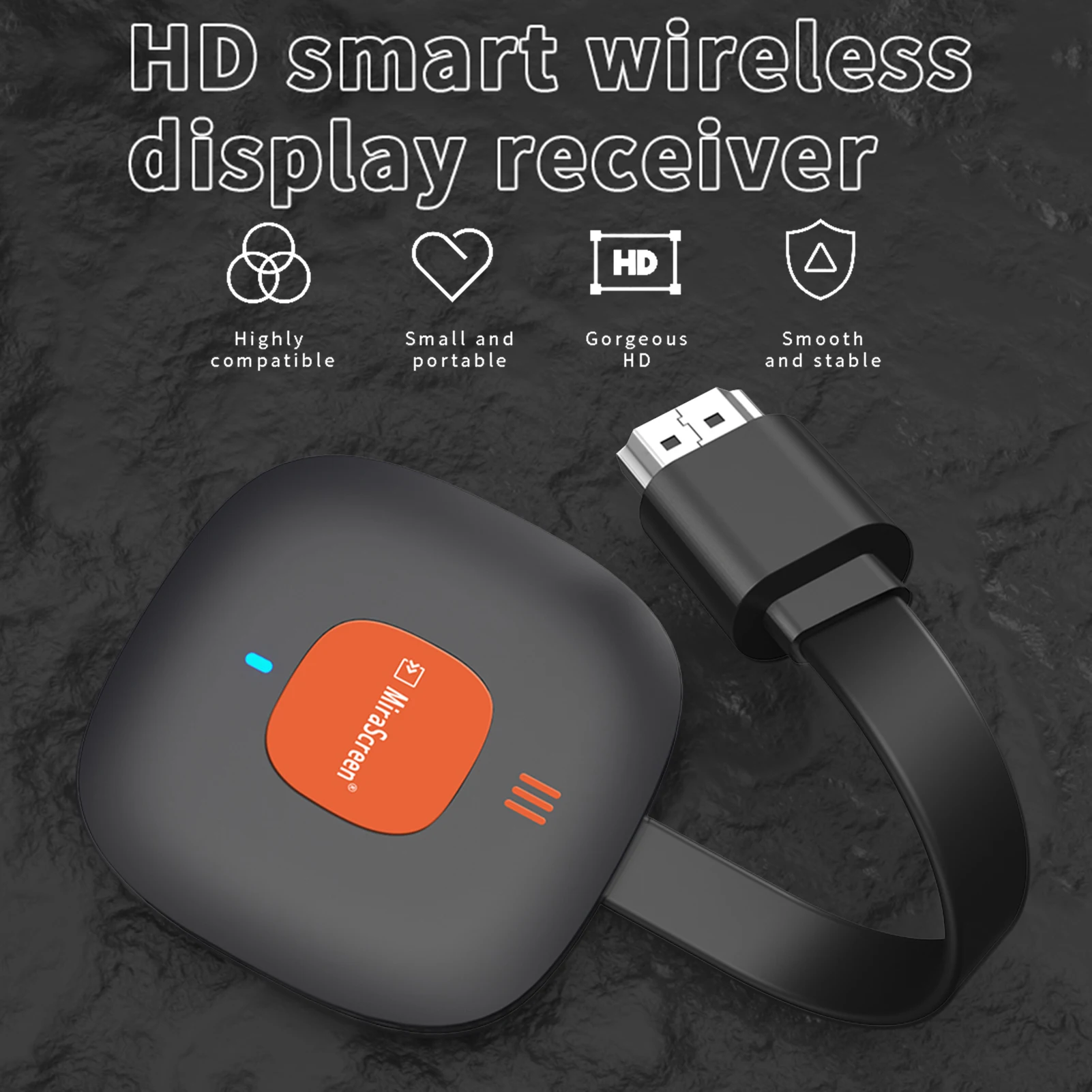 Беспроводной адаптер для дисплея портативный приемник HDMI устройство