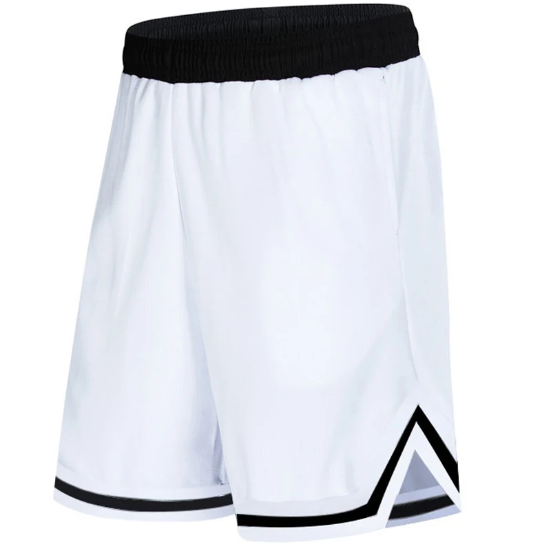 2021 Men's New Black/White Basketball Shorts 1