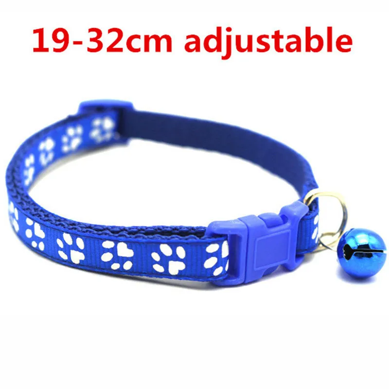 1PCS blue Ошейник для кошек, светодиодный ошейник для домашних животных с ночным фонариком, ошейник для собак, светящееся ожерелье, светящийся Яркий светящийся ошейник без батареи - Цвет: 1PCS blue