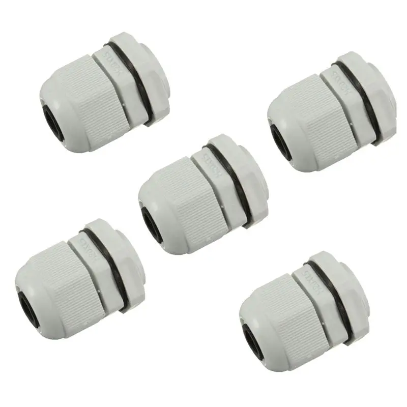 Promotion! 5 x M20 20mm White Waterproof Compression Cable Stuffing Gland Lock | Обустройство дома