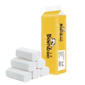 

10pcs Roll Paper Tissue Paper Roll Napkin Paper Towel Household Roll Paper Toilet Family Home Use Toilet Tissue Dropshipping