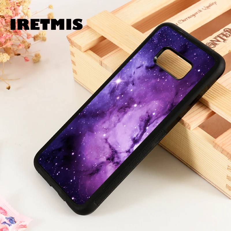 Iretmis S3 S4 S5 силиконовый чехол для телефона Samsung Galaxy S6 S7 S8 S9 edge plus Note 3 4 5 8 9 фиолетовый