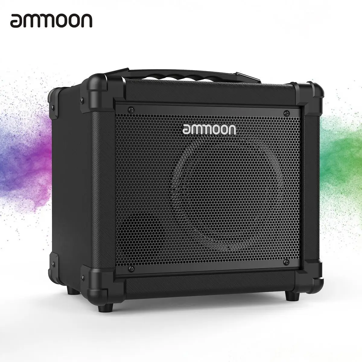 US $46.99 ammoon GA10 10W Electric Guitar Amplifier Amp BT Speaker Supports CleanDistortion Modes AUX IN Gain Bass Treble Volume Control