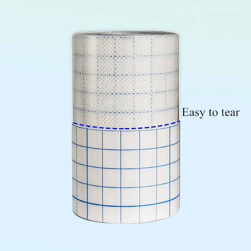 Breathable Medical Non-woven Tape Fixation Gauze Adhesive Patches First Aid Hypoallergenic Wound Dressing Bandage