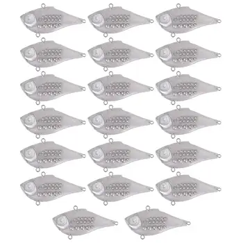 

Unpainted Lure Multi-jointed Fishing Hard Baits DIY Swimbait VIB Lure Set for Bass Jointed Bait Obese Hunter Lure with Soft Tail