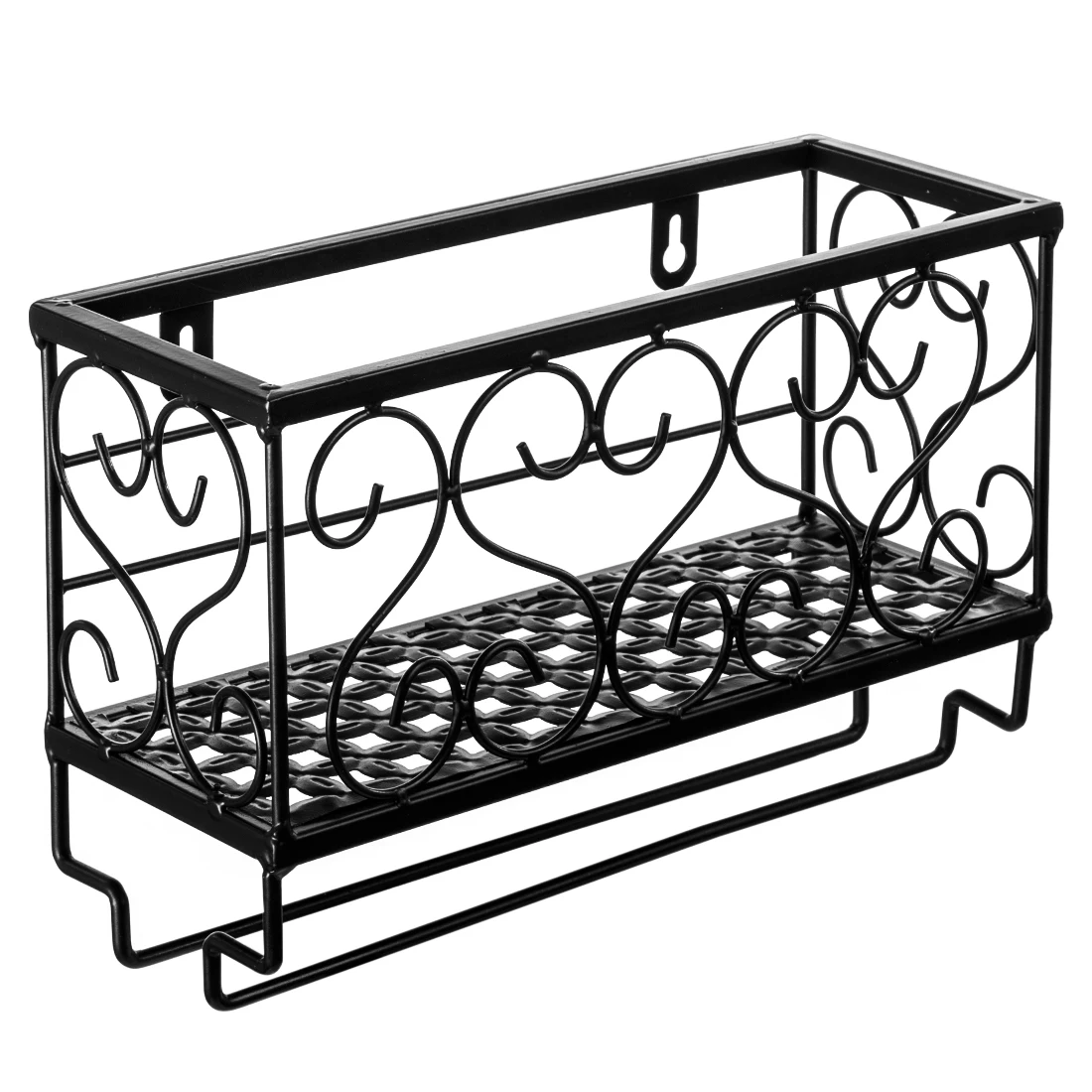 

Small Storage Wine Rack Shelf Wrought Iron Wall Hanging Wine Rack Mounted Frame for Goblet kitchen Storage Holder Racks Shelfs