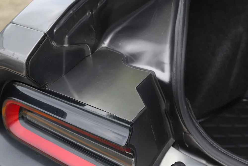 Sansour для Dodge Challenger+ задняя защитная накладка модифицированный порог для багажника внутренний специальный задний ящик защита двери педали