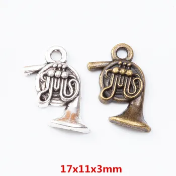 

250 pieces of retro speaker pendant zinc alloy pendant DIY European style jewelry making 7227