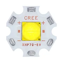 Original CREE 18W 30W Flashlight Lamp Beads XHP50.2 XHP70.2 LED diodes DC6V DC12V Generation White 6500K 20mm Copper PCB DIY