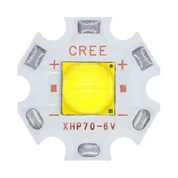 Original CREE 18W 30W Flashlight Lamp Beads XHP50.2 XHP70.2 LED diodes DC6V DC12V Generation White 6500K 20mm Copper PCB DIY