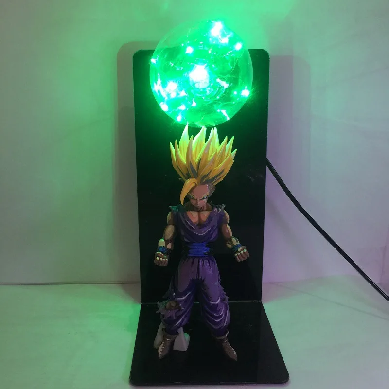 Аниме Dragon Ball Sun Wukong Garage Kit Креативный светодиодный светильник Настольная лампа для защиты глаз светящаяся игрушка креативный Сияющий