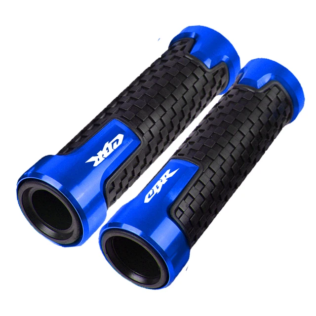 For Honda CBR 600 400 900 650 150 125 300 500 929 954 1000 250 R/RR/F/XX Motorcycle 22mm Handle grips handlebar grip ends Plug blue