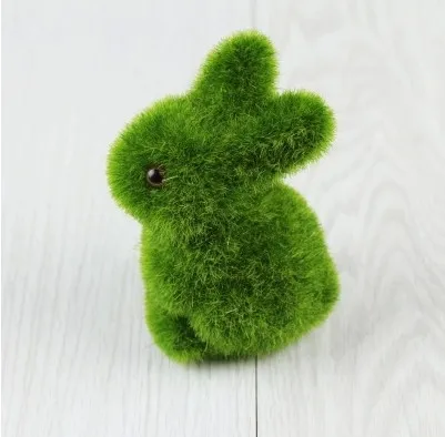 2pcs,Artificial Moss foam Rabbits,DIY Wedding party Garden Home Micro Landscape Decoration Accessories,birthday kids gift favor 2pcs,Artificial Moss foam Rabbits,DIY Wedding party Garden Home Micro Landscape Decoration Accessories,birthday kids gift favor