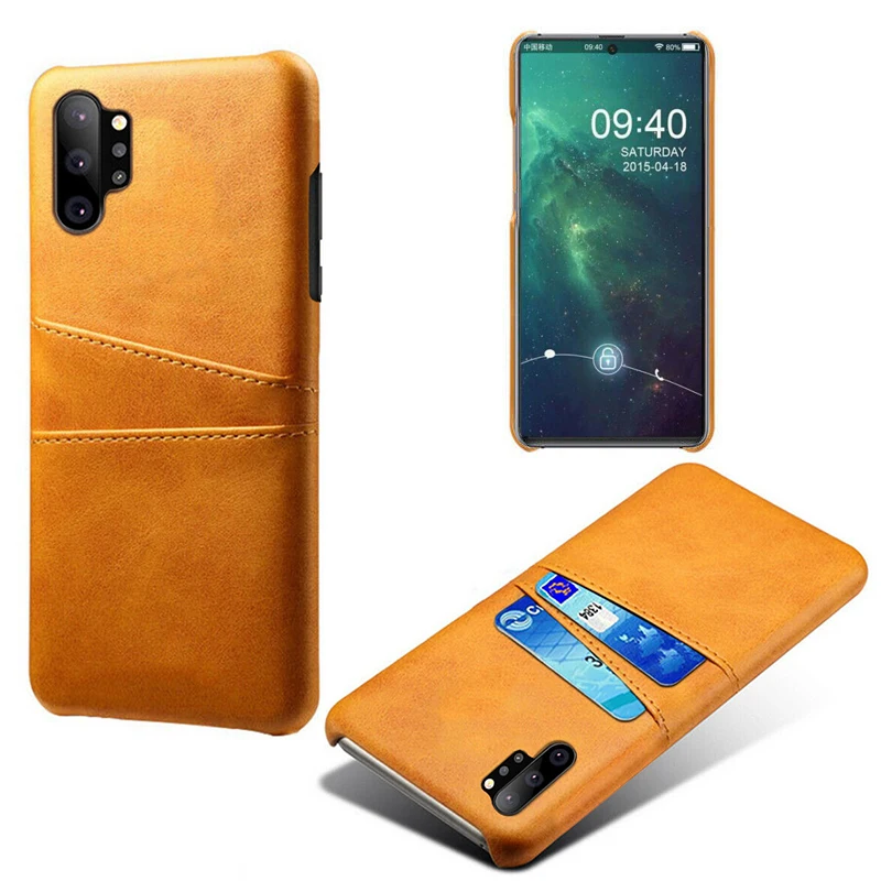 Для samsung Galaxy S8 S9 S10 Plus Note 10 Plus 8 9 A70 A50 A7 A9 Модный чехол-накладка с отделениями для карт из искусственной кожи+ поликарбонатные чехлы