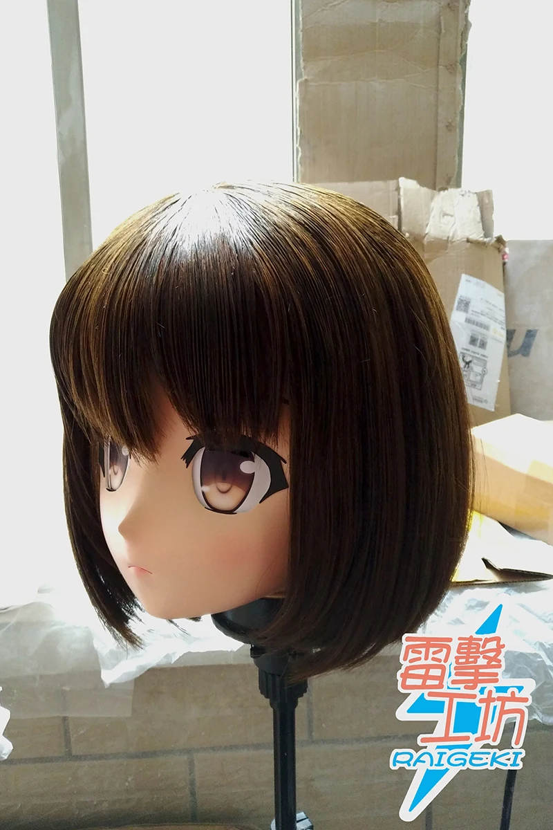 RAIGEKI MAKS 92) Смола 2/3 голова Трансвестит BJD кукла кигуруми аниме katou Megumi Косплей Маска