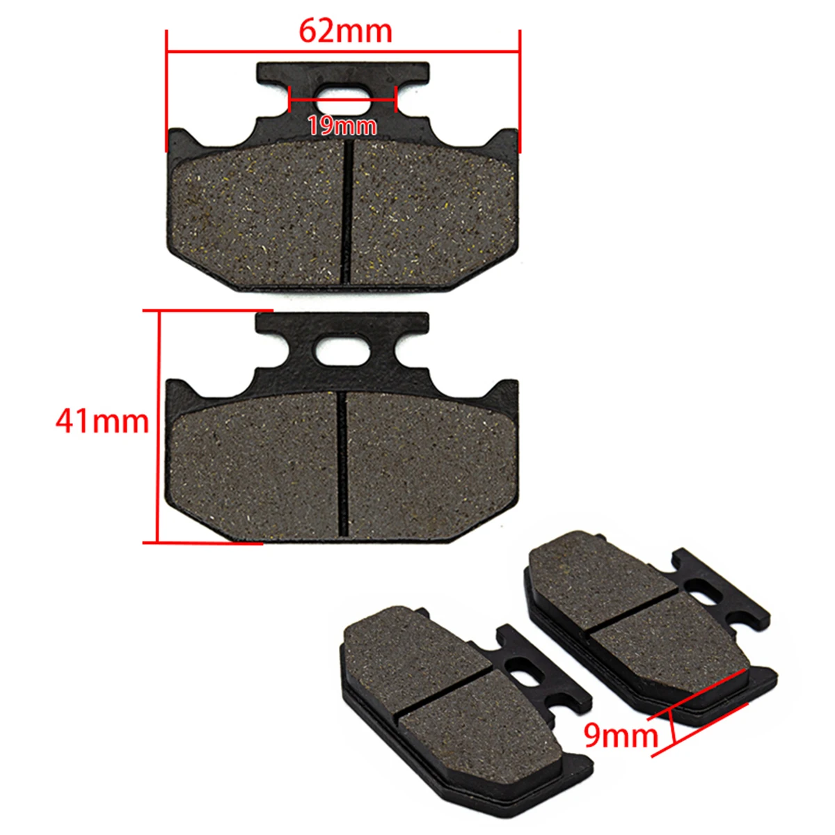 Motorcycle Parts Front Rear Brake Pads Kit For YAMAHA TTR250 TTR 250 L M N P R S T V YZ250 YZ 250 WRA A B D E F G H J