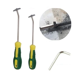 Dissolvant de coulis de carreaux en acier et tungstène, outil de nettoyage de joints et de ciment pour joints de sol et murs 