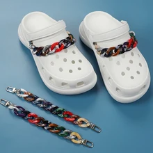 Shoelace Buckle Resin Shoe Chain Buckle Accessories Metal Lace Lock DIY Sneaker Kits Metal Lace Buckle