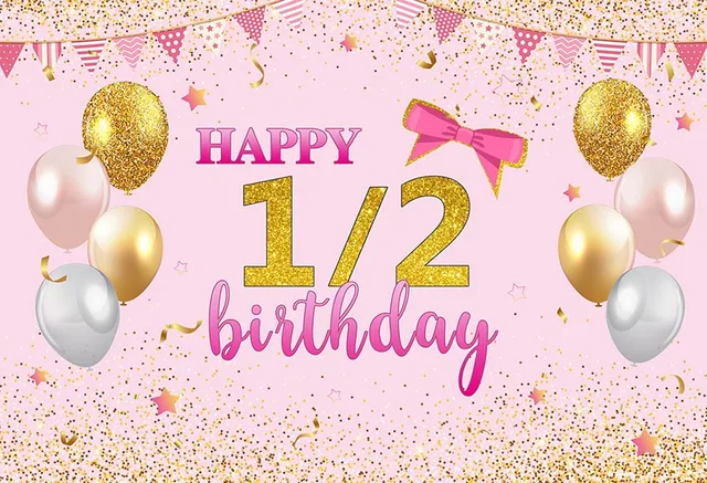 Sfondo Compleanno 2.1x1.5 M - Rosa/Oro, Tema Principessa, Per Feste E Foto - Foto 12