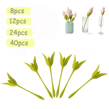 

Napkin Holder Table Decor Napkin Holder DIY Flower Branch Serviette Holder Wedding Party Cafe Hotel Napkin Decor