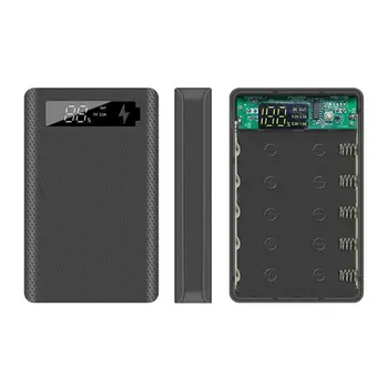 

LCD Display DIY 5x18650 Battery Case Power Bank Shell Charger Box Accessories 090F