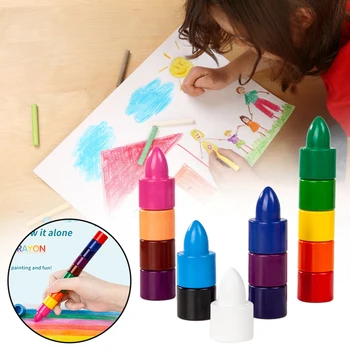 

Educational For Children Painting Crayons Assorted Baby Non Toxic Art Supplies School Stationery Brush Student Multi Section