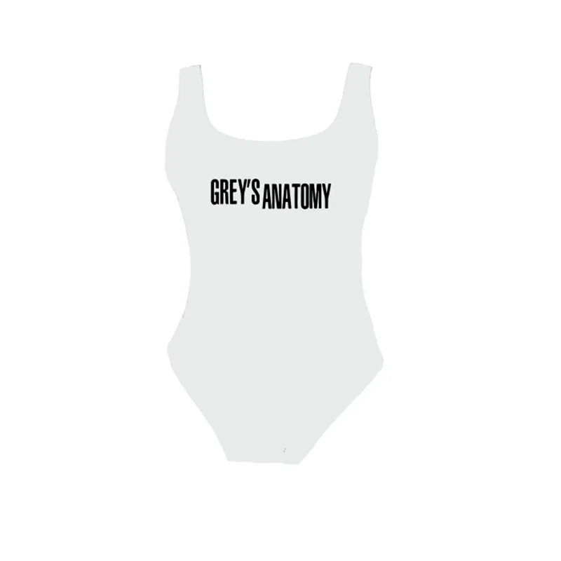 Сексуальный купальный костюм для женщин с надписью GREY'S ANATOMY купальные костюмы