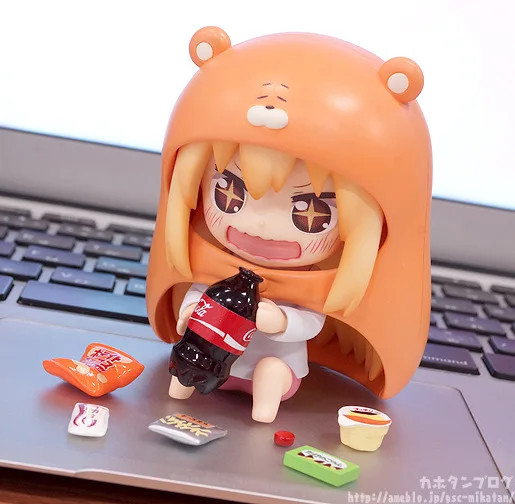 10cm Himouto Umaru-chan New Umaru #524 Anime Action Figure PVC toys Collection figures for friends gifts