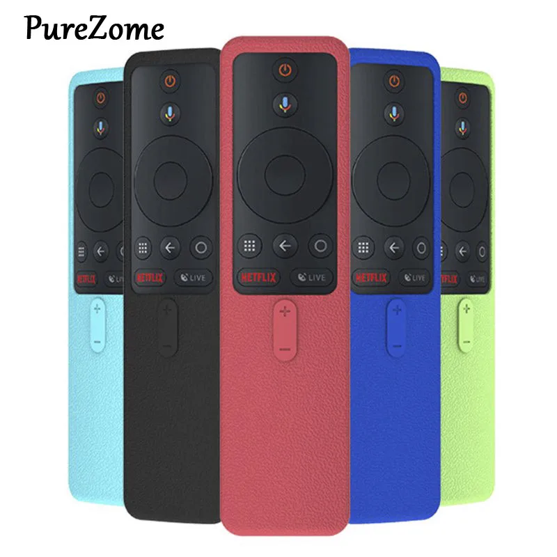 

Protective Cover Soft Silicone Skin Remote Control Case Anti-Slip Shockproof Replacement for Xiaomi Mi Box S Controller