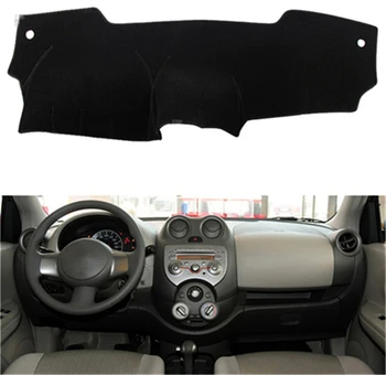 

Sinjayer Car Dashboard Cover Dashmat Pad Inner Auto Carpet Sun Shade Dash Board Cover Fit For NISSAN MARCH 2010 2011 2012-2015