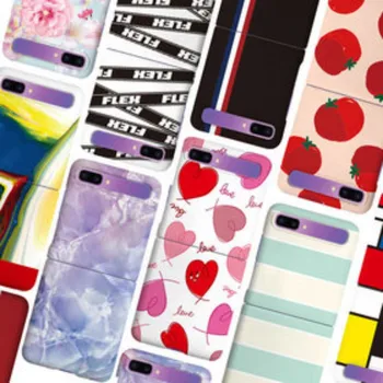 

For Samsung Galaxy Z Flip Zflip SM-F700N Fashion Cartoon 3D Hard Case Luxury Folding Foldable Phone Protective Cover