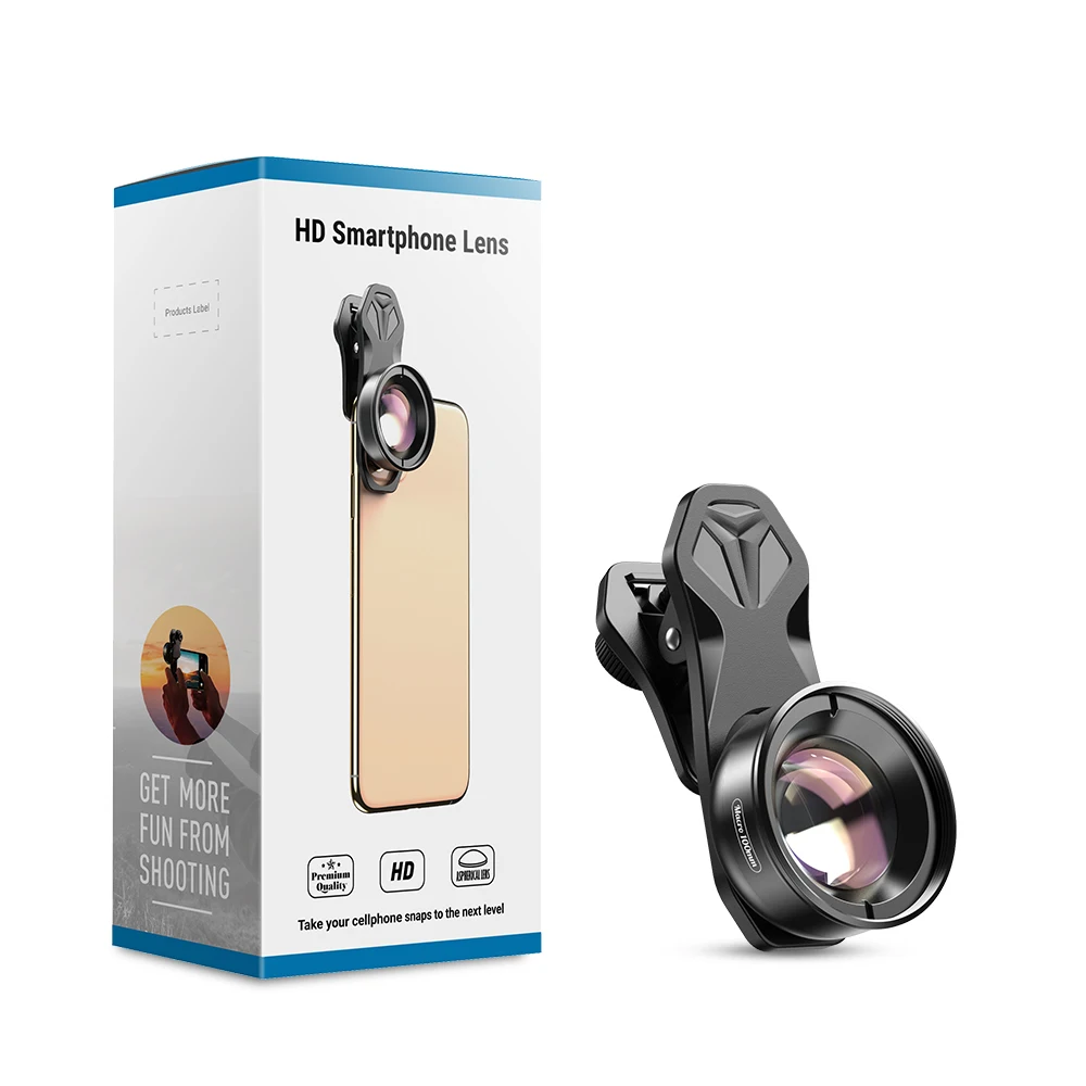 Apexel 100mm Super Macro Phone Camera Lens Hd Optic 10x Macro Lens Mobile Camcorder For Iphone X Xs Samsung All Smartphone Camcorder Lenses Aliexpress