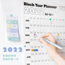 

Kawaii Cool Calendar Planner For 2022 With Stickers Wall Daily Schedule Clocking Office 365 Calendars Agenda New Year Gift