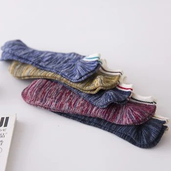 

Men Women Ankle Socks Male Shallow Mouth Cotton Sock Spring Summer Fashion Casual Classic National Style Stripe Boat Socks YDJS