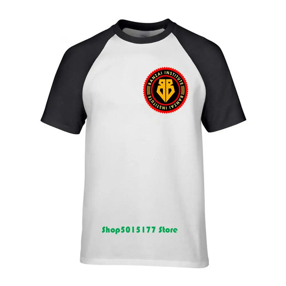 Новая летняя футболка с логотипом Cobra Kai Strike Banzai Institute Seal Pocket Buckaroo короткими