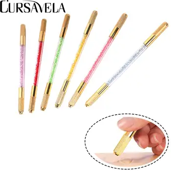 

Cursavela Microblading Professional Tattoo Pen Stainless Steel Makeup 3D Semi Permanent Tattoo Machine Tattoo Studio Supply