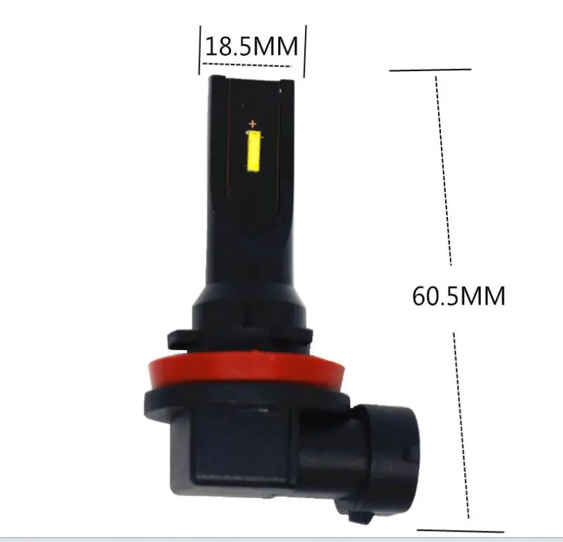 2 шт. H8 H11 Led HB4 9006 HB3 9005 H3 Противотуманные фары лампы 1860SMD 1600LM 6000K белый вождение автомобиля ходовой огонь автоматические светодиоды задние габаритные огни 12В 24В