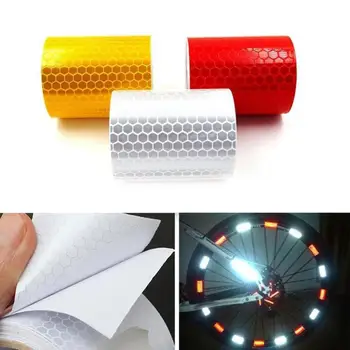 

5X300CM Night Safety Bicycle Bike Wheel Spokes Reflective Sticker Tube Warning DIY Cycling Reflector Reflective