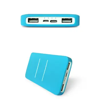 Silicone Protector Case Cover Skin Sleeve Bag for New Xiao Mi 2 10000/20000mAh Dual USB Power Bank Powerbank Accessory 2