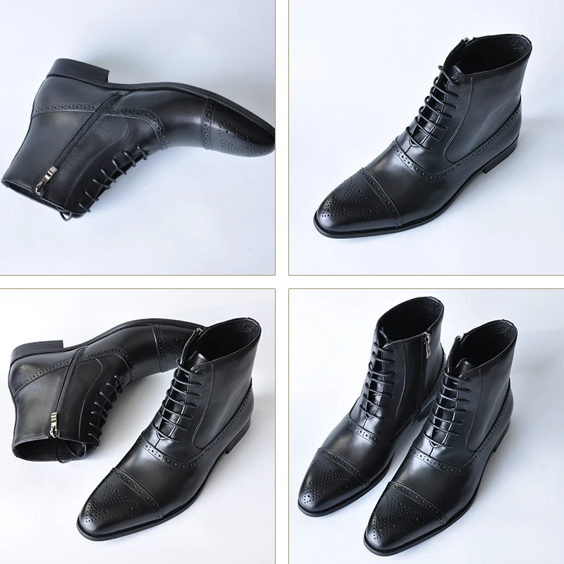 39-47 зимние ботинки удобные нескользящие теплые мужские зимние ботинки#3999