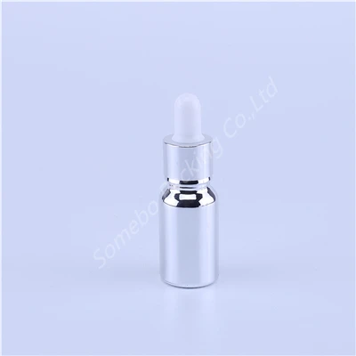 Dropper Bottle 10ML Горячая Распродажа пустые флаконы для духов, флаконы для жидкого парфюма, контейнеры для макияжа, многоразовая посылка, серебряные флаконы для эфирного масла, 5-100 мл - Цвет: Dropper Bottle 10ML