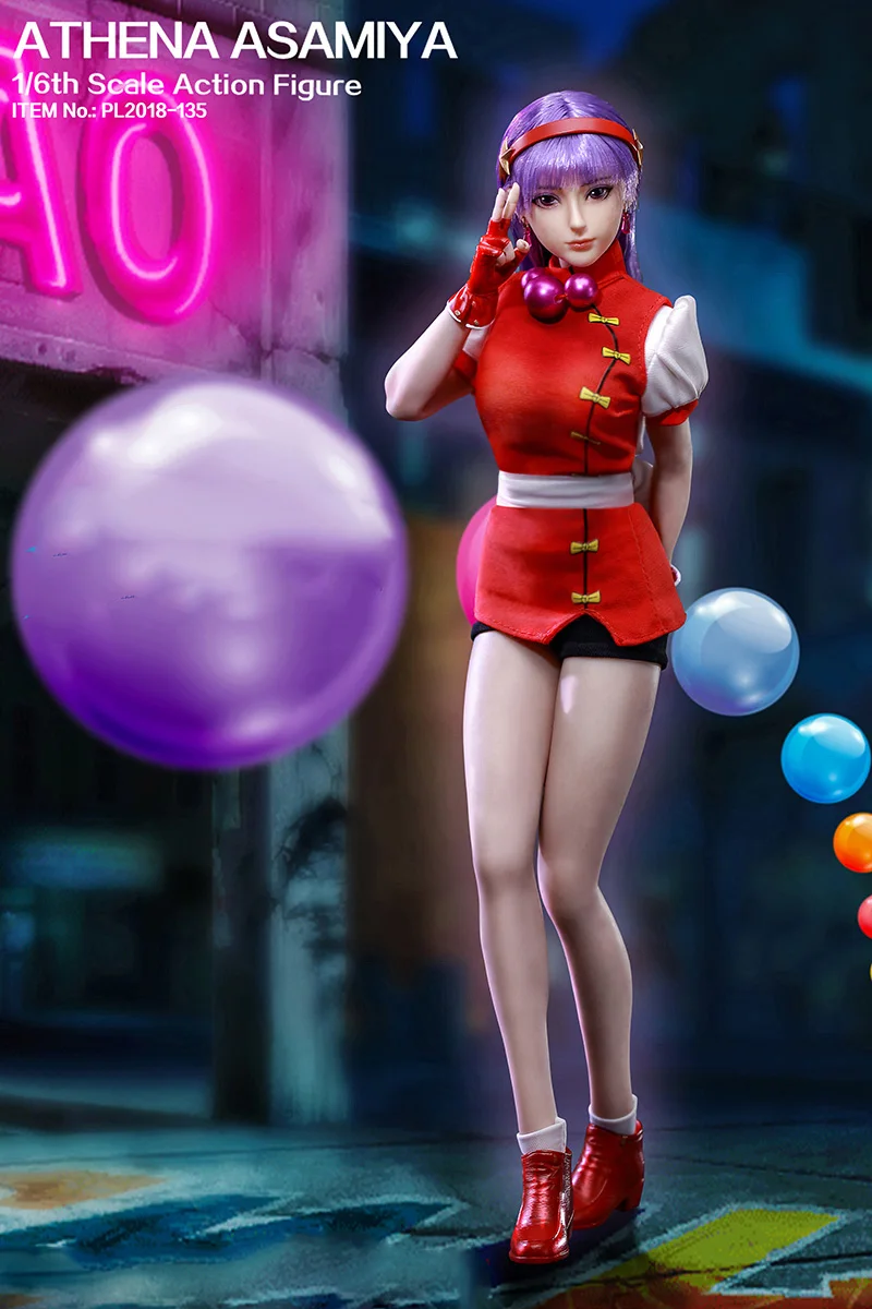 1:6 фигурка куклы женский боец Asamiya Athena с бесшовным телом 1" фигурка Коллекционная кукла пластиковая модель игрушки