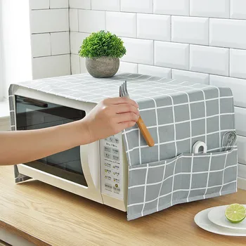 

Kitchen microwave cover oil-resistant household oven cloth microwave dust cover kitchen accessories decoration hom MJ708