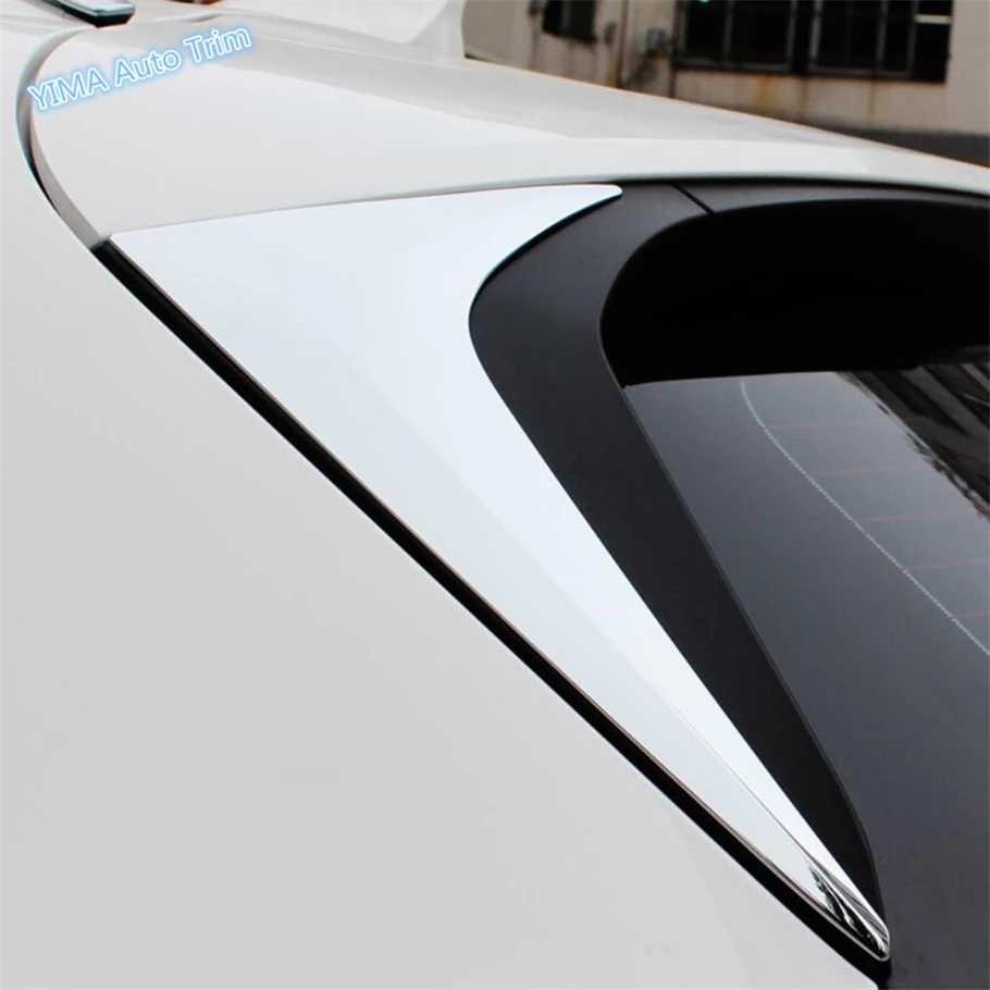 

Lapetus Auto Styling Rear Door Window Spoiler Triangle Garnish Bezel Cover Trim Fit For Mazda CX-5 2017 - 2020 Protection Kit