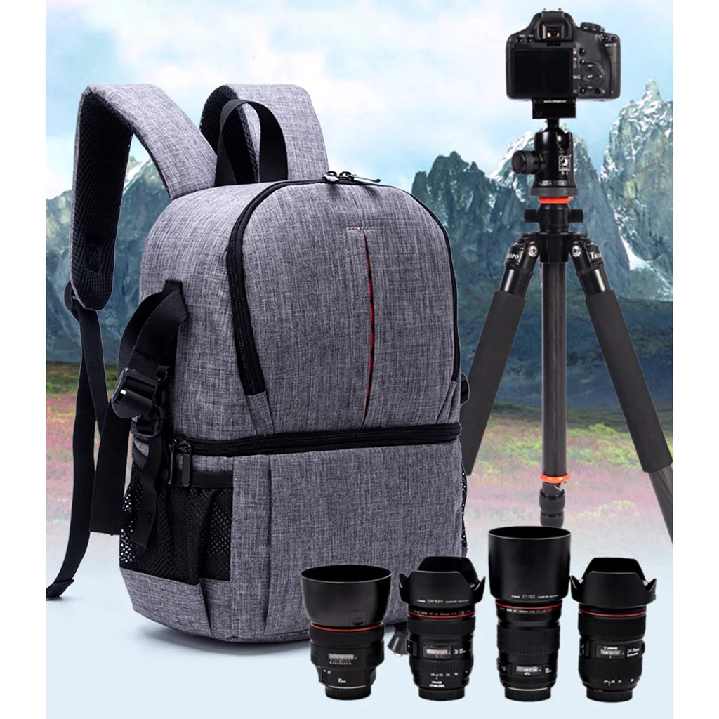 Многофункциональный рюкзак для камеры Nikon Canon DSLR видео цифровой SLR DSLR сумка Водонепроницаемый Открытый камера Фото Сумка Чехол