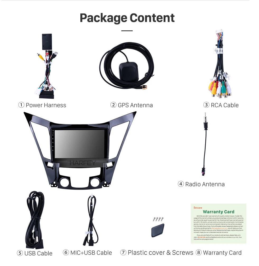 Top Harfey Car GPS Navi 9" HD Android 9.0 Auto Radio Multimedia Player For HYUNDAI Sonata i40 i45 2011 2012 2013 2014 2015 Head Unit 16