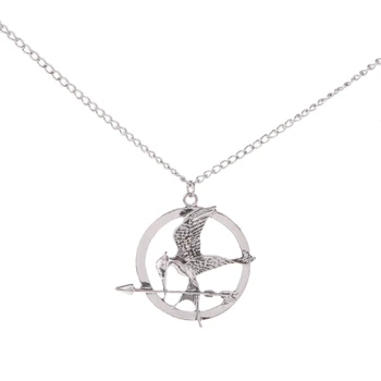 

【USA Warehouse】Personalized Vintage Retro Punk Style Hunger Games Bird Pendant Collar Necklace Jewelry Accessory