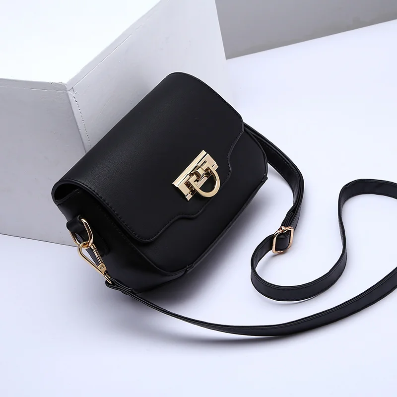 

Women Crossbody Bags 2019 New Handbag for Female Leather Solid Flap Shoulder Bag Ladies Messengers Clutch Purse Small Bag